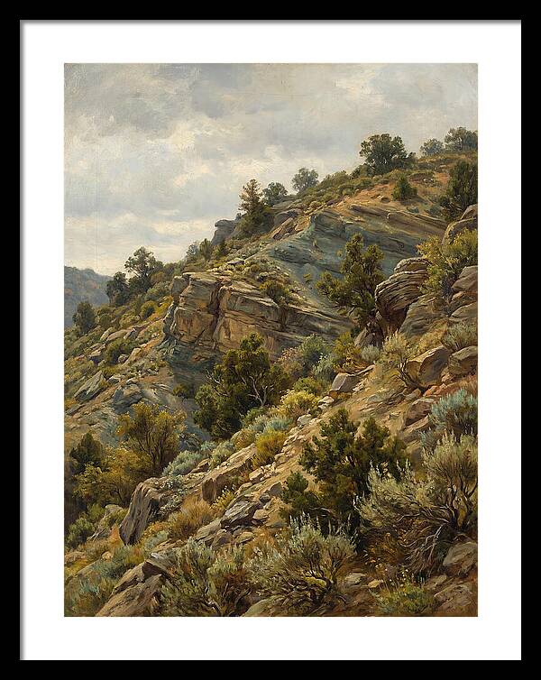 Hillside Serenity In Realism