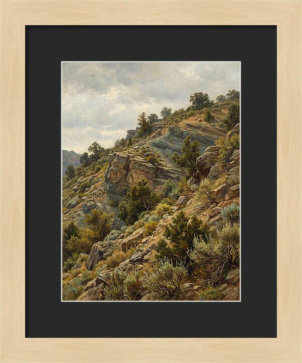 Hillside Serenity In Realism