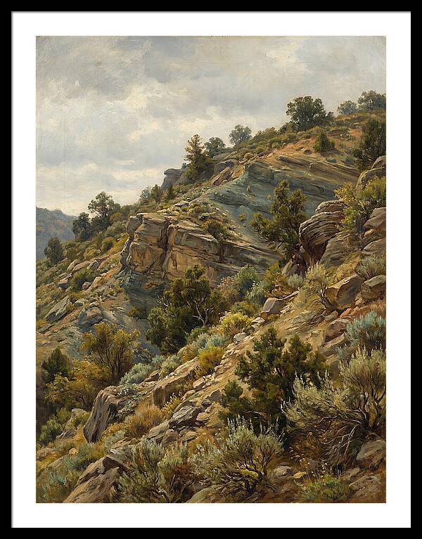 Hillside Serenity In Realism