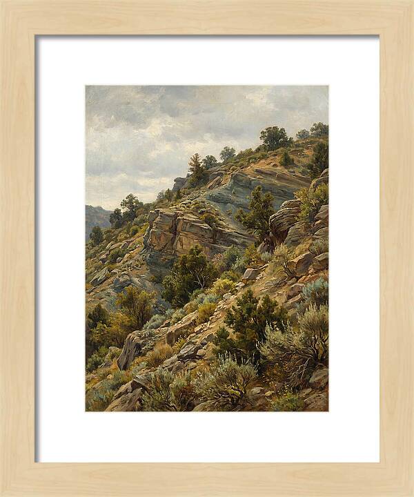 Hillside Serenity In Realism