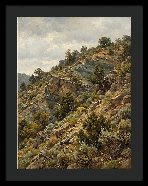 Hillside Serenity In Realism