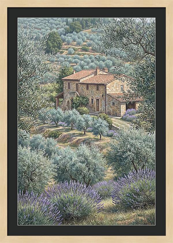 Hillside Villa Surrounded By Olive Trees
