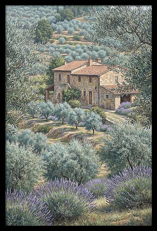 Hillside Villa Surrounded By Olive Trees