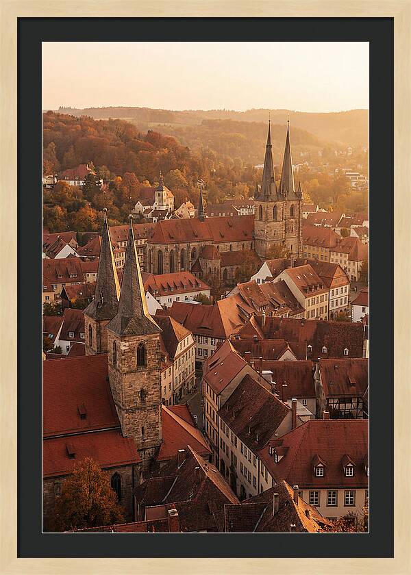 Hilltop View Of Charming Rooftops