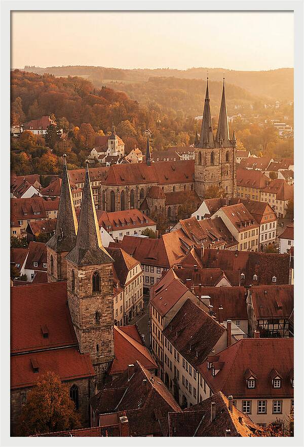 Hilltop View Of Charming Rooftops