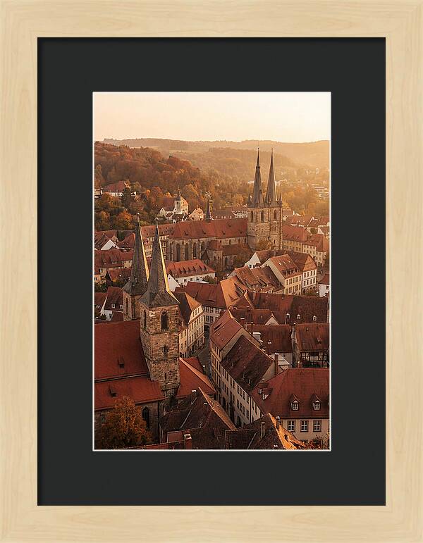 Hilltop View Of Charming Rooftops