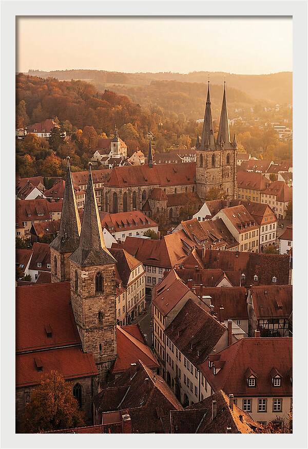 Hilltop View Of Charming Rooftops