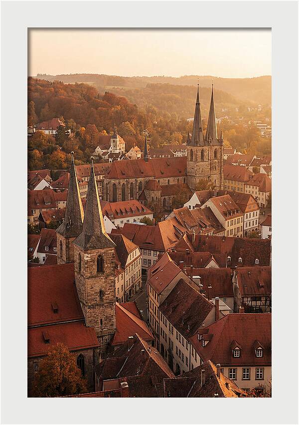 Hilltop View Of Charming Rooftops