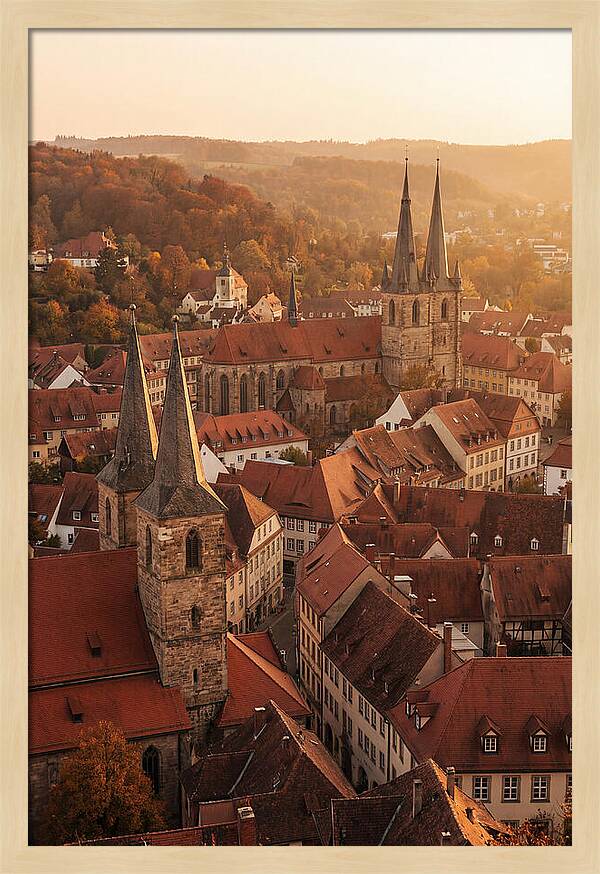 Hilltop View Of Charming Rooftops