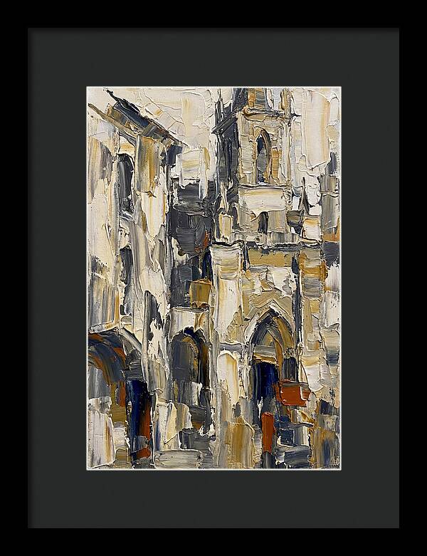 Historic Architecture In Palette Knife