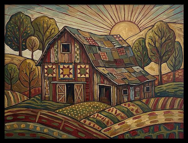 Historic Barn At Sunrise