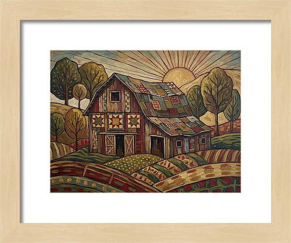 Historic Barn At Sunrise
