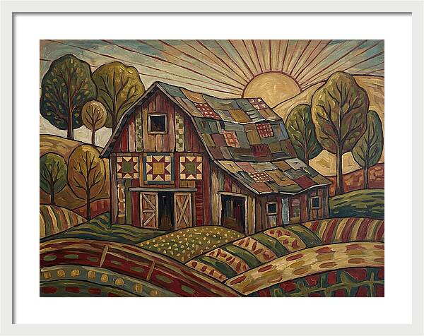 Historic Barn At Sunrise