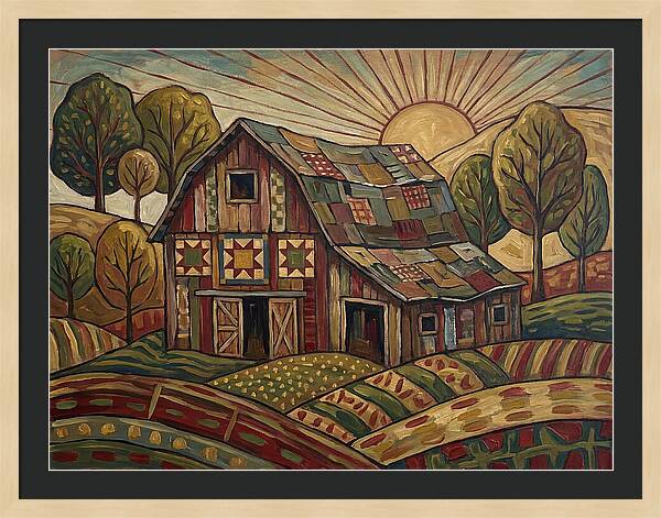 Historic Barn At Sunrise