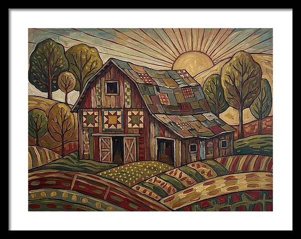 Historic Barn At Sunrise