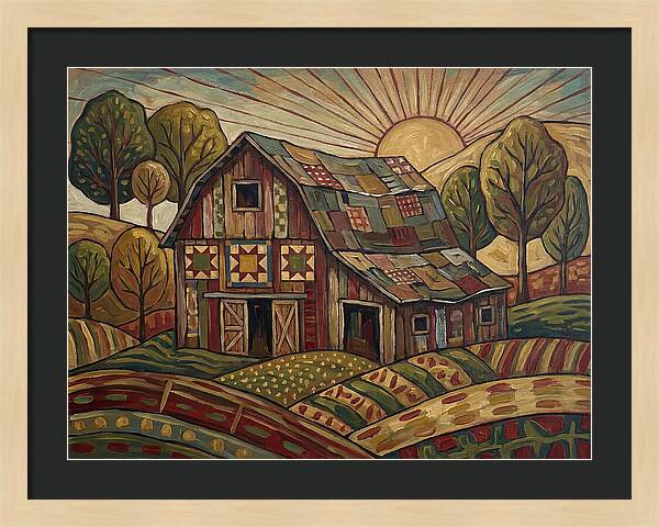 Historic Barn At Sunrise