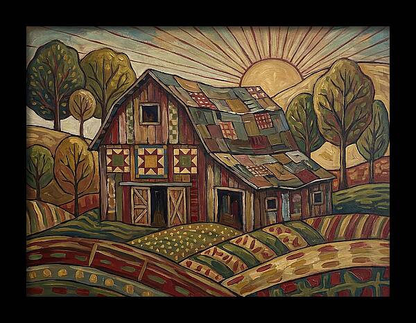Historic Barn At Sunrise