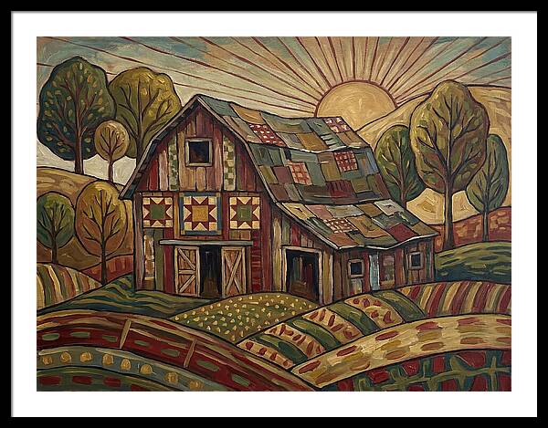 Historic Barn At Sunrise