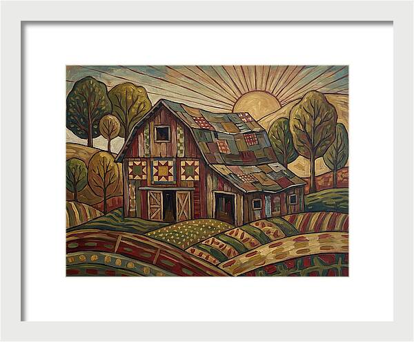 Historic Barn At Sunrise