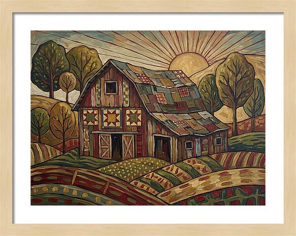 Historic Barn At Sunrise