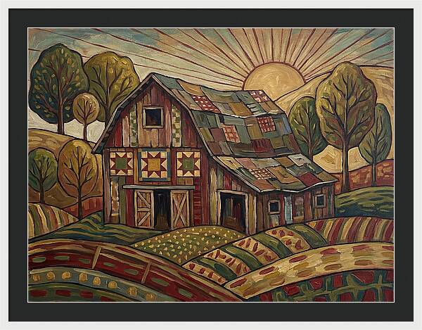 Historic Barn At Sunrise
