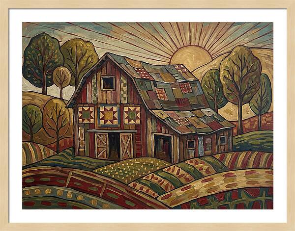 Historic Barn At Sunrise