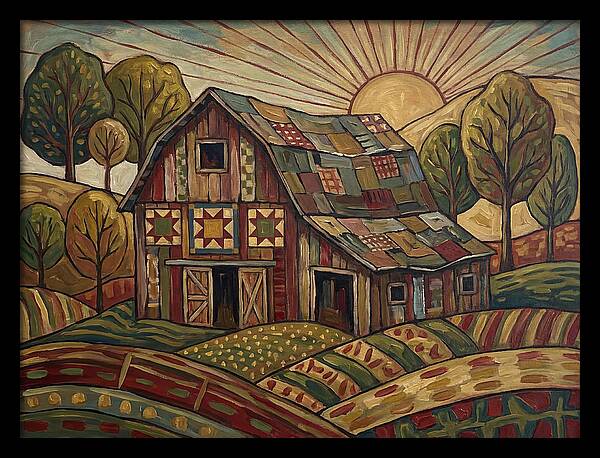 Historic Barn At Sunrise