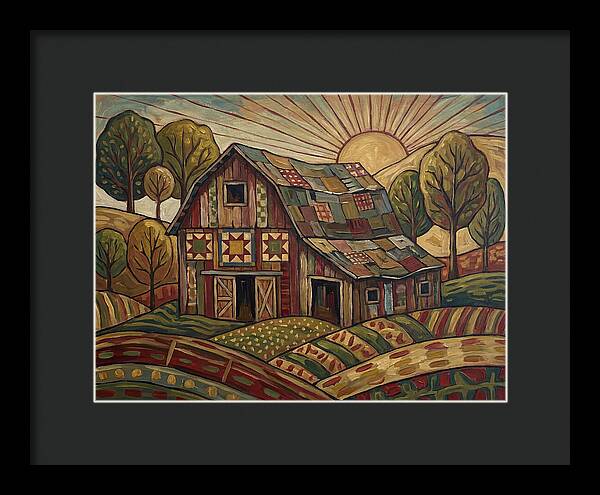Historic Barn At Sunrise