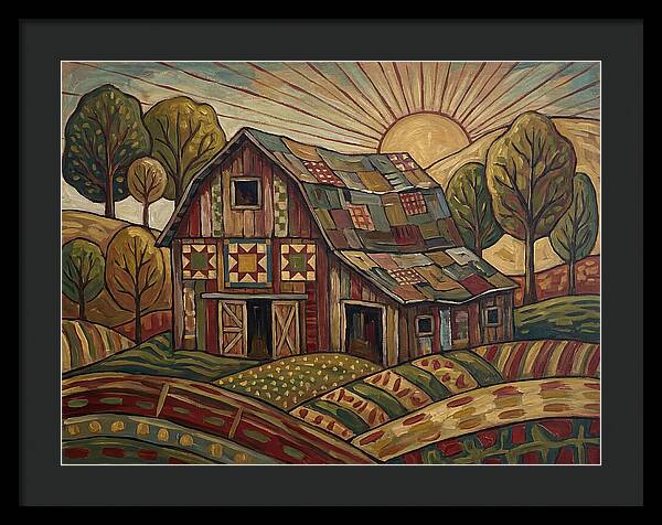Historic Barn At Sunrise