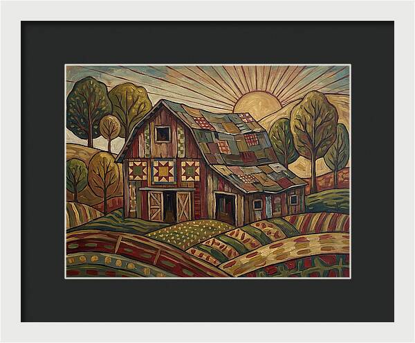 Historic Barn At Sunrise