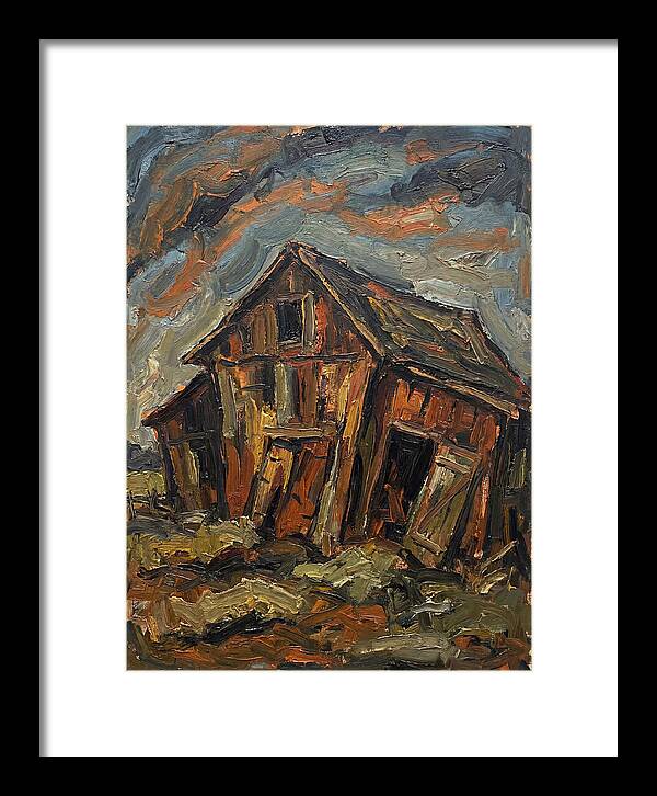 Historic Barn In Expressionist Style