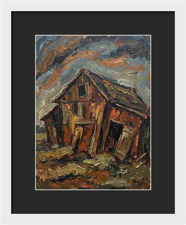 Historic Barn In Expressionist Style