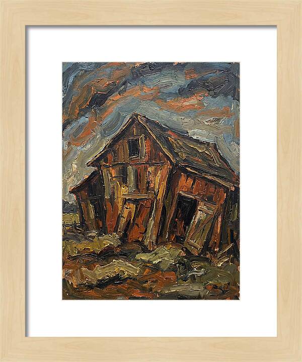 Historic Barn In Expressionist Style