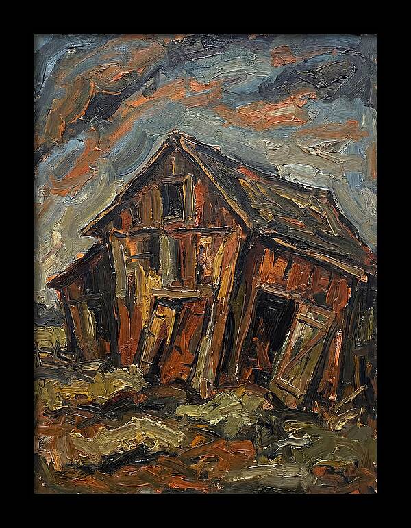 Historic Barn In Expressionist Style