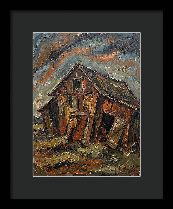 Historic Barn In Expressionist Style
