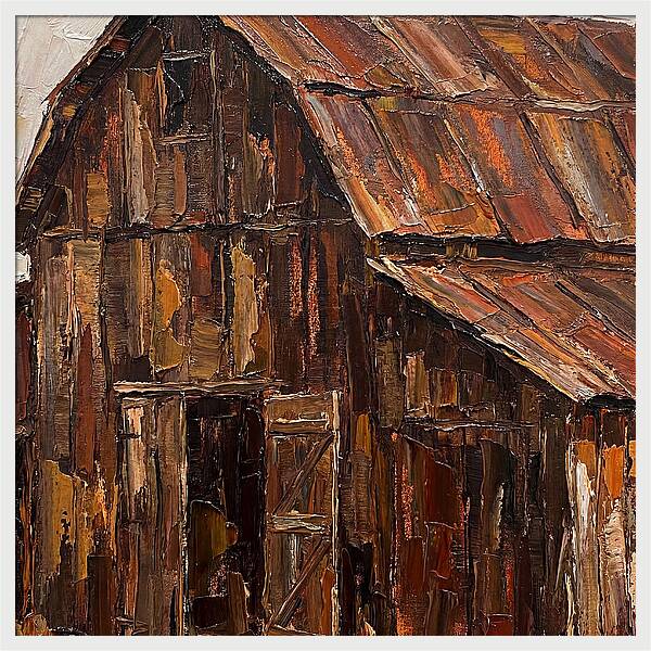 Historic Barn In Rustic Hues