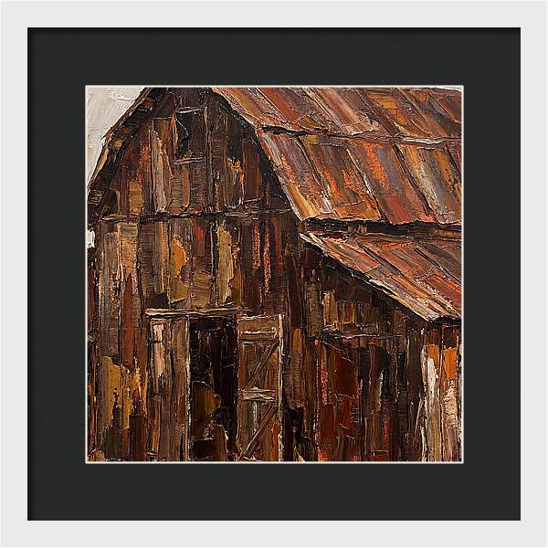 Historic Barn In Rustic Hues
