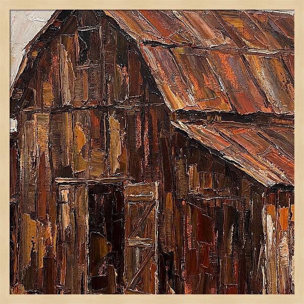 Historic Barn In Rustic Hues