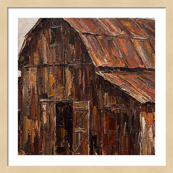 Historic Barn In Rustic Hues