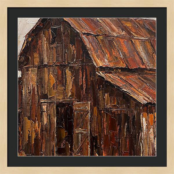 Historic Barn In Rustic Hues