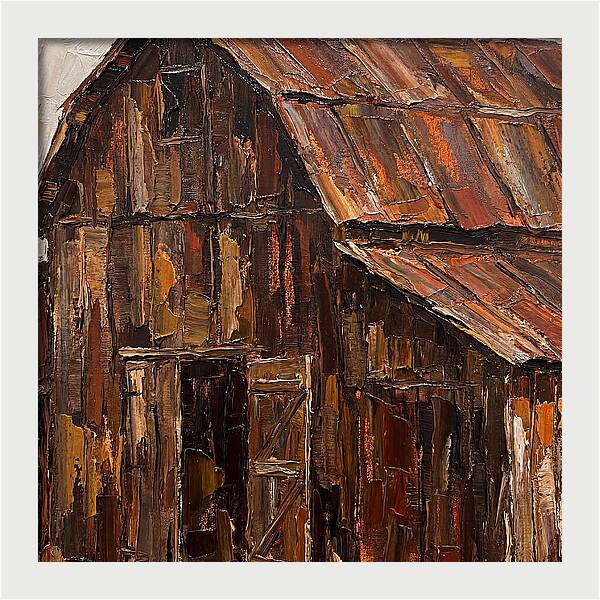 Historic Barn In Rustic Hues