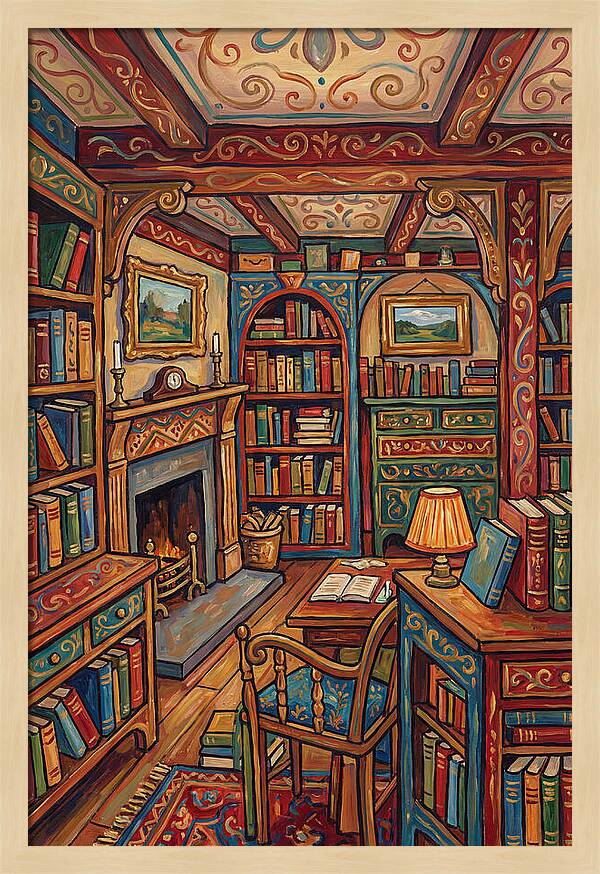 Historic Bookshop Interior