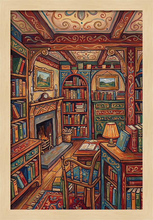 Historic Bookshop Interior