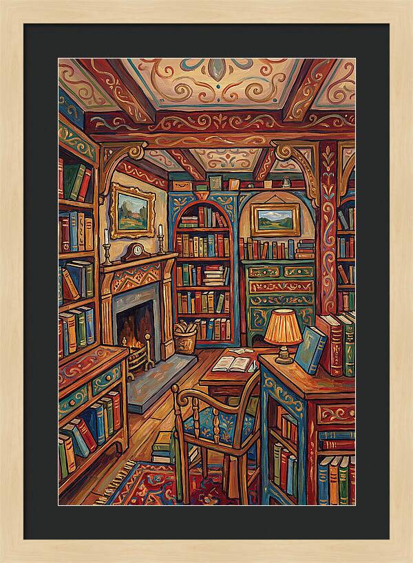 Historic Bookshop Interior