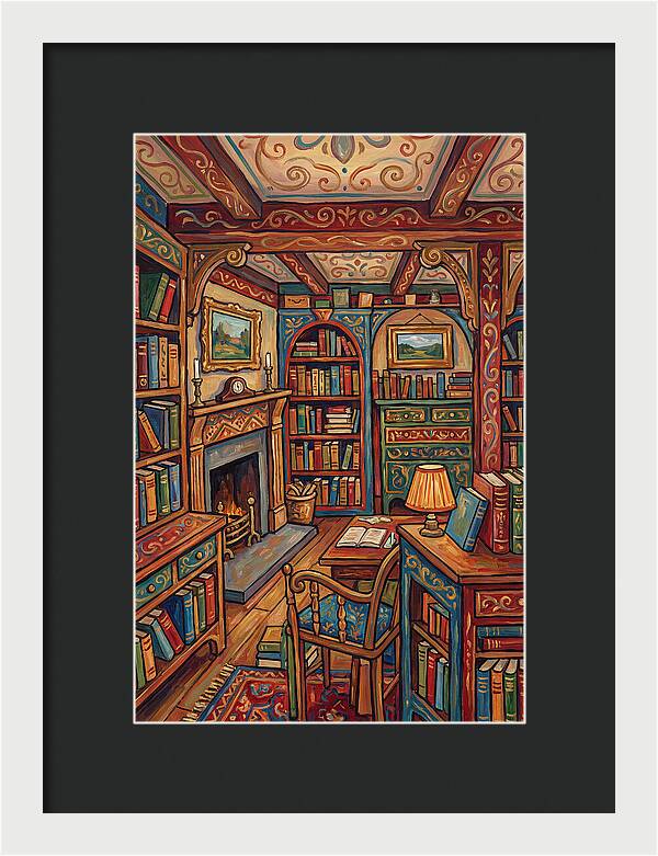 Historic Bookshop Interior