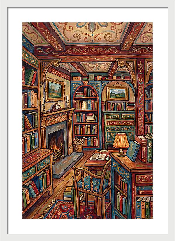 Historic Bookshop Interior