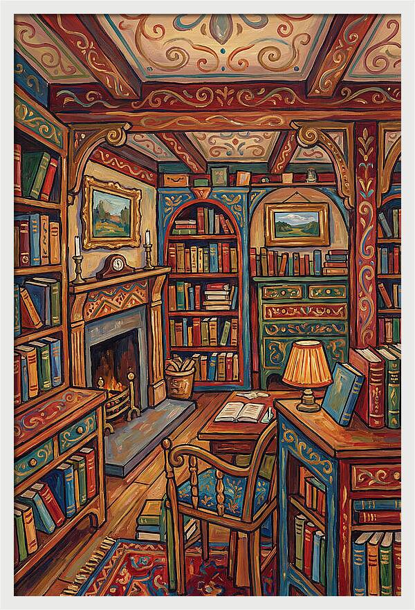 Historic Bookshop Interior