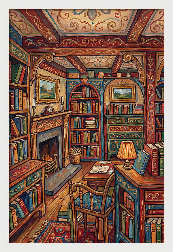 Historic Bookshop Interior