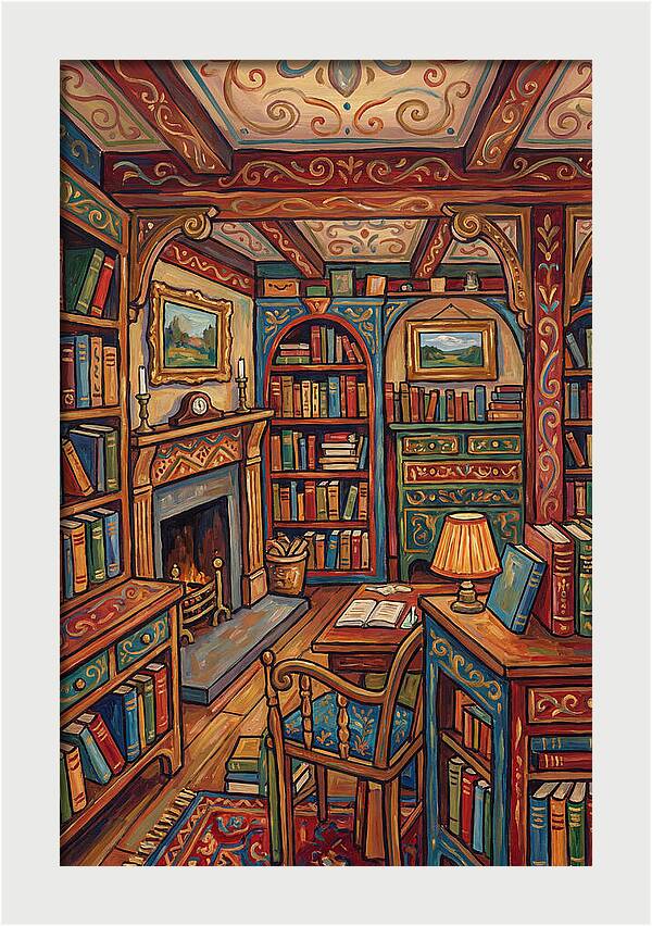Historic Bookshop Interior