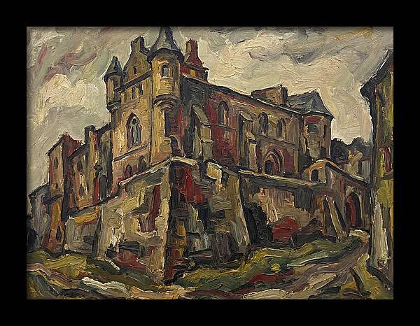 Historic Building In Expressionist Style